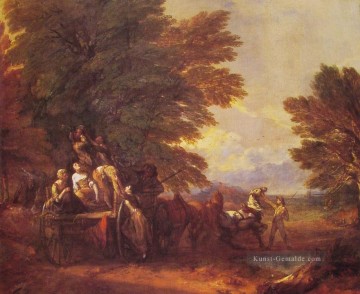Thomas Gainsborough Werke - Der Ernte Lastwagen Landschaft Thomas Gains